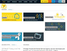 Tablet Screenshot of chicagohouse.org